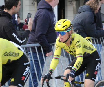 Premier podium de la saison sur le tour des Flandres