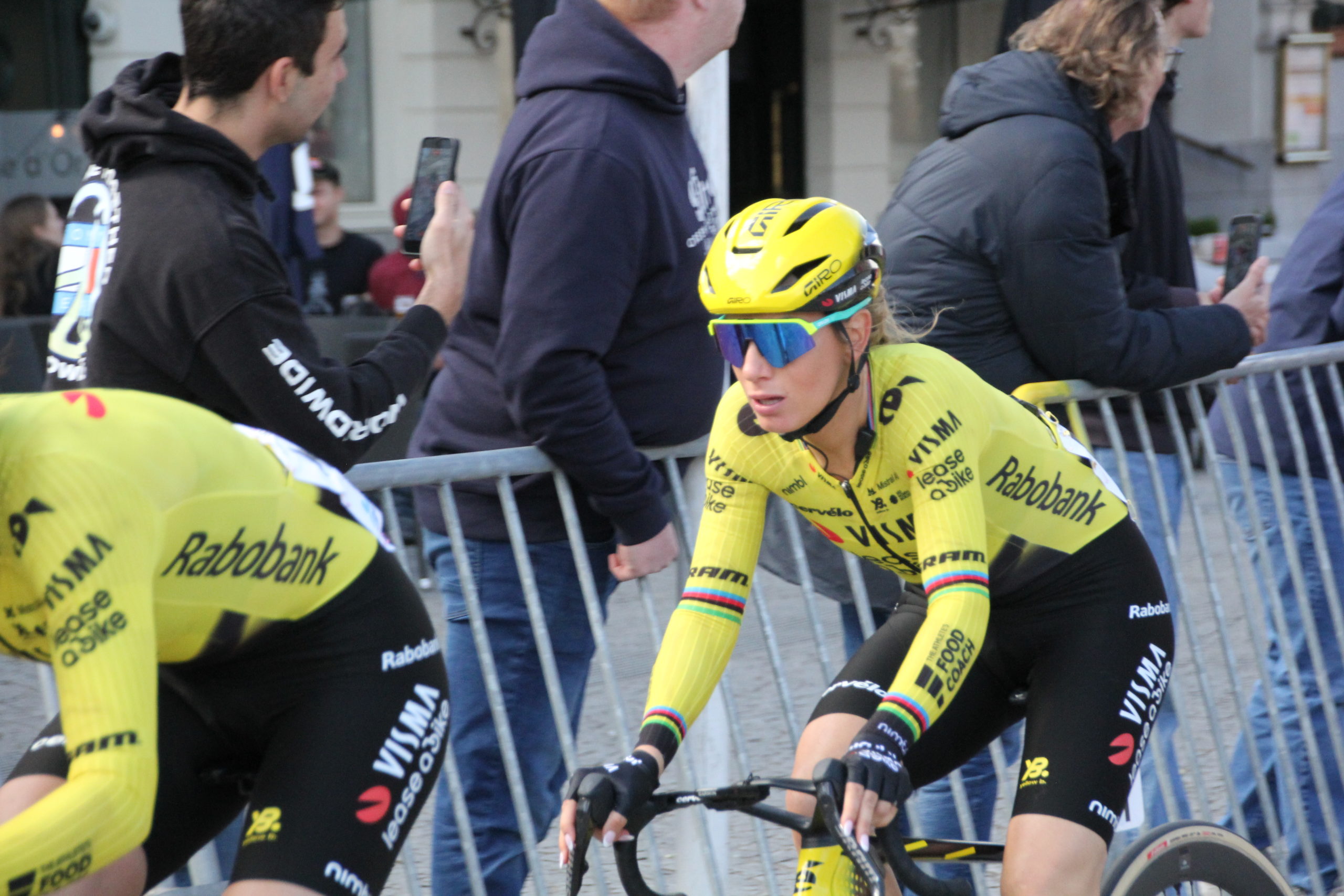 Premier podium de la saison sur le tour des Flandres
